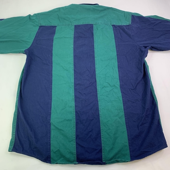 Vintage John Ashford Sport Mens Long Sleeve Button Down Shirt Western Size Large - Picture 2 of 5